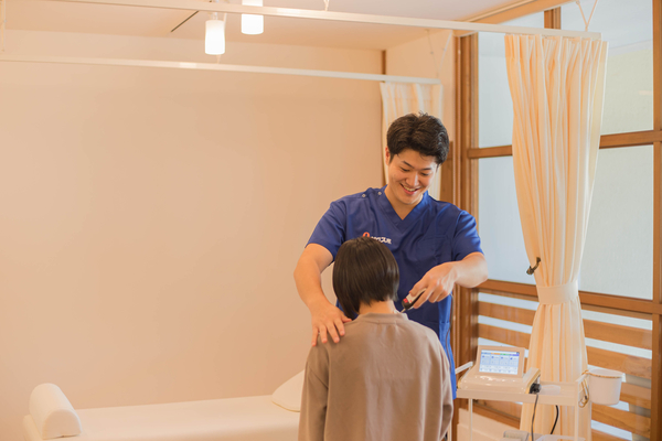 施術の様子